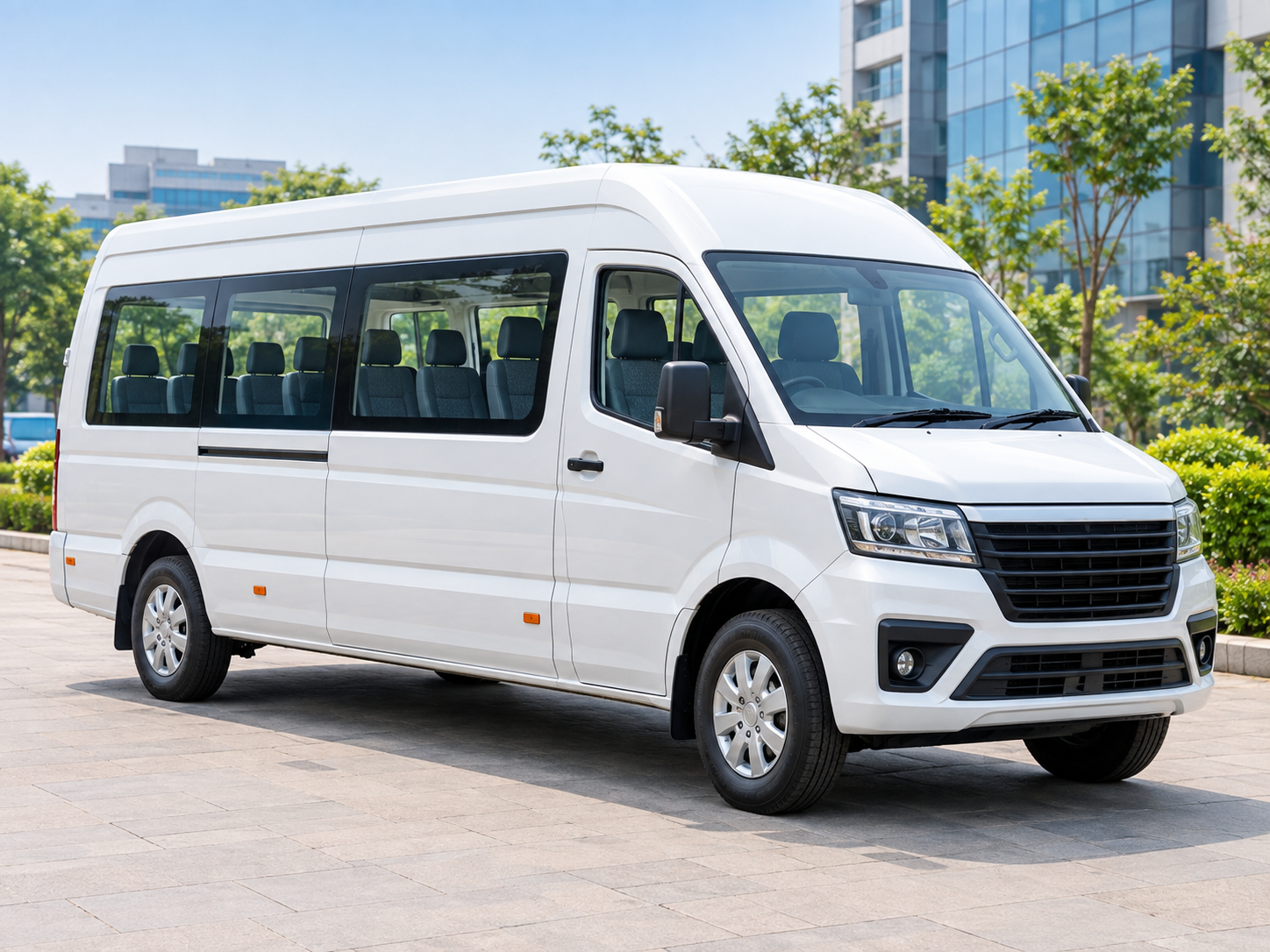 12 Seater AC and non AC van for employee transportation