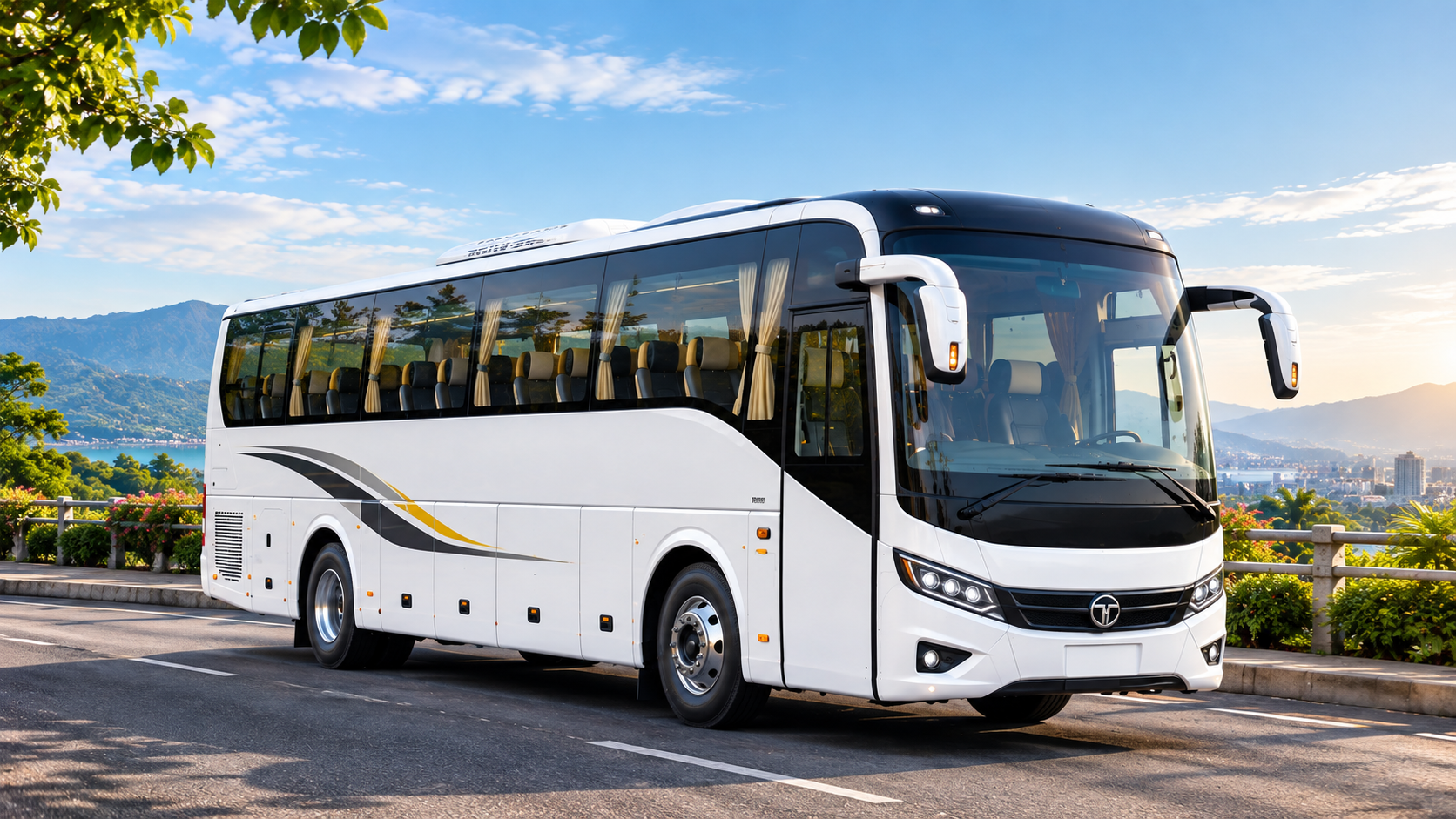 40 Seater AC and non AC bus for employee transportation