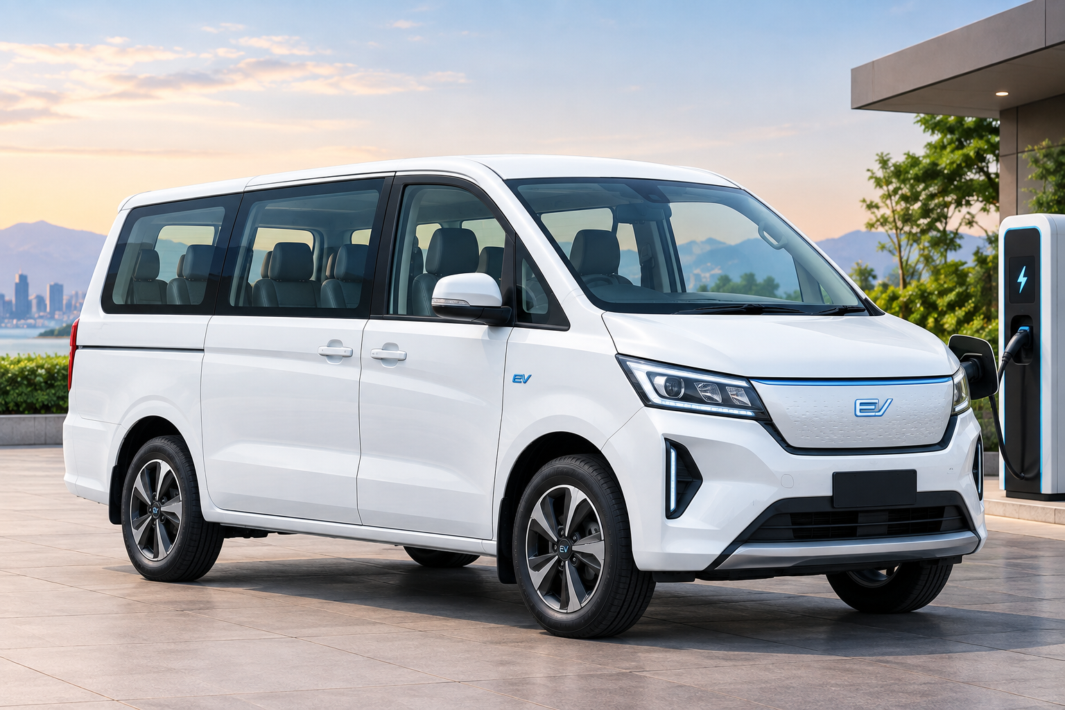 Electric Vehicle AC cab for corporate employee transportation